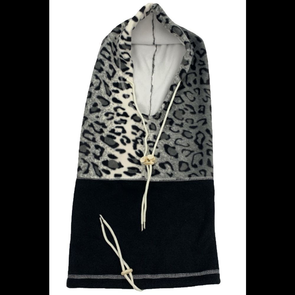 Arctic Summit 6-in-1 Reversible Hood Leopard Gray